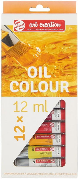 SET OIL COLOUR 12X12ML ART CREATION