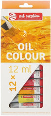 SET OIL COLOUR 12X12ML ART CREATION