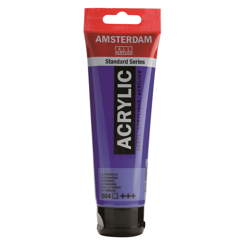 AKRILIK 120ML ROYAL TALENS AMSTERDAM ULTRAMARINE 504