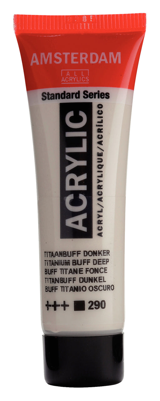 ACRYLIC AMSTERDAM 20 ML TITANIUM BUFF DEEP 290