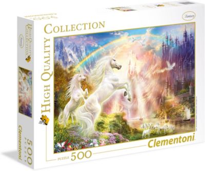 PUZZLE 500 CP CLEMENTONI SUNSET UNICORNS