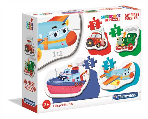 MY FIRST PUZZLE CLEMENTONI 4 SHAPED VEHICLES