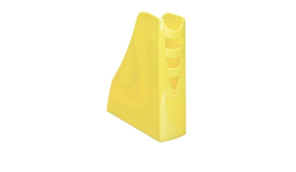 MAGAZINE FILE HOLDER YELLOW PASTEL