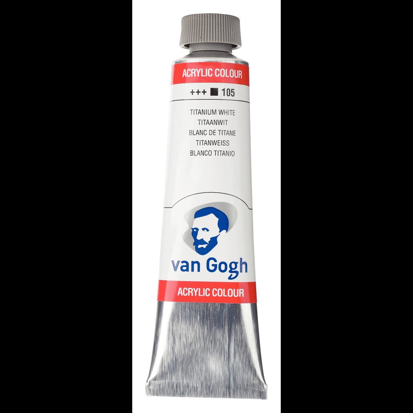 BOJE VAJI VAN GOGH 60 ML TITANIUM WHITE 105