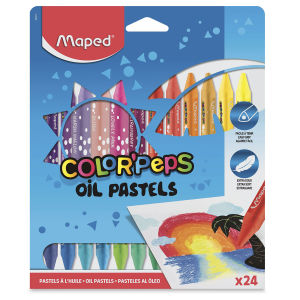 COLORPEPS 24 OIL PASTEL MAPED