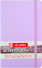 BLLOK A5 SKETCH BOOK ART CREATION PASTEL VIOLET