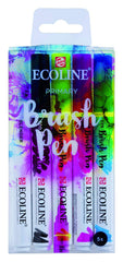 SET 5 PRIMARY BRUSH PEN ECOLINE TALENS