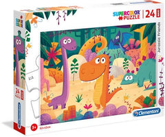 LODER PUZZLE MAXI 24 CP CLEMENTONI JURASIC FRIENDS