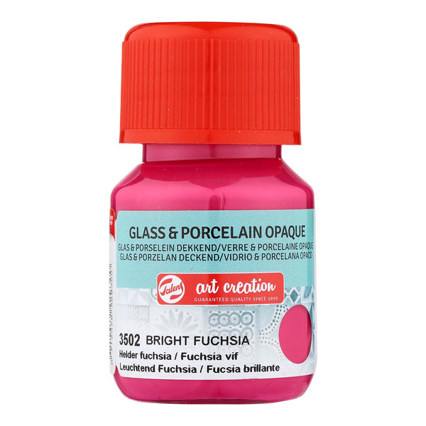 BOJE QELQ PORCELAN 30ML TALENS 3502 BRIGHT FUCHSIA