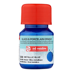 BOJE QELQ PORCELAN 30ML TALENS 8200 METALLIC BLUE