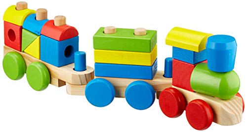 WOODY 18PCS STACKING TRAIN