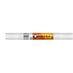 MARKER AKRILIK TWIN 1.5/4MM ONE FOR ALL MOLOTOW SIGNAL WHITE