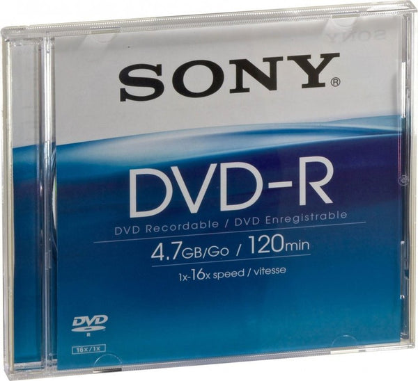 DVD-R 4.7GB 120MIN SONY_