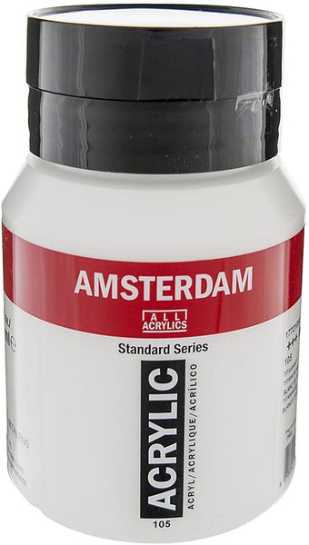 ACRYLIC 1000 ML AMSTERDAM TITANIUM WHITE 105