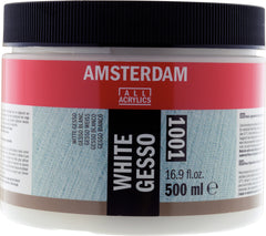 WHITE GESSO 500ML AMSTERDAM