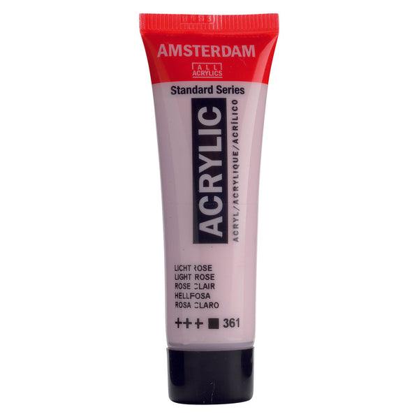 ACRYLIC AMSTERDAM 20 ML LIGHT ROSE 361