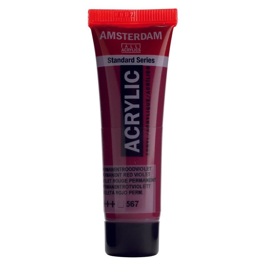 ACRYLIC AMSTERDAM 20 ML PERMANENT RED VIOLET 567