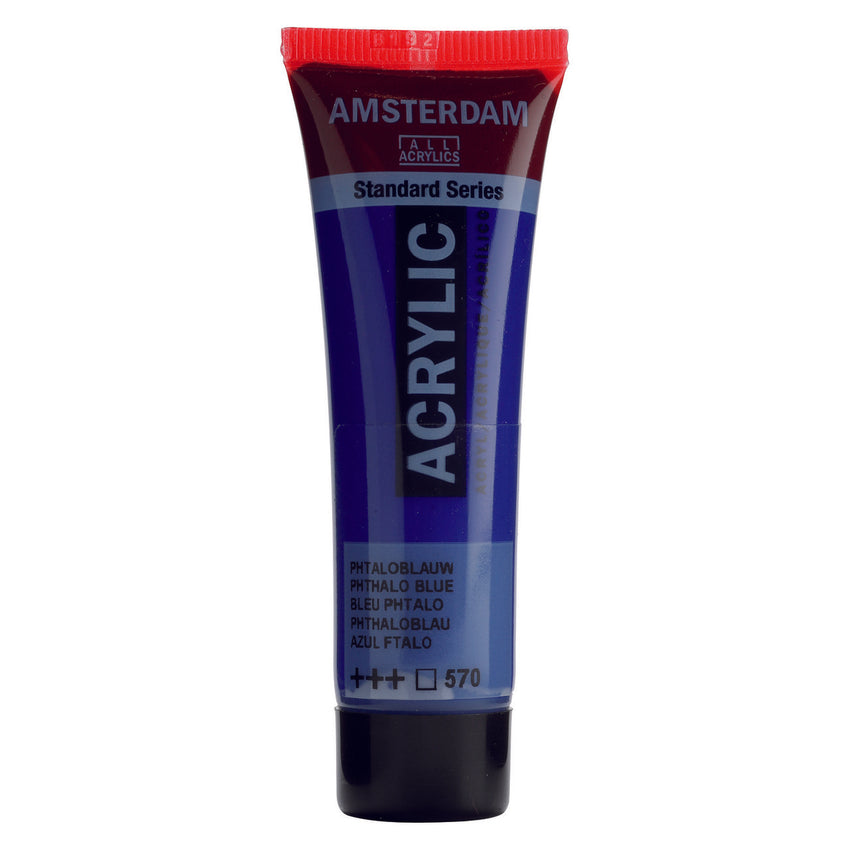 ACRYLIC AMSTERDAM 20 ML PHTHALO BLUE 570