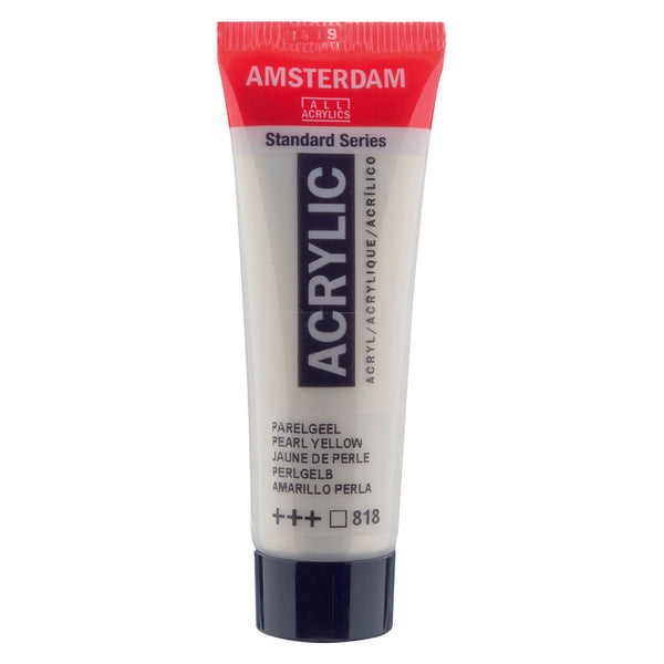 ACRYLIC AMSTERDAM 20 ML PEARL YELLOW 818