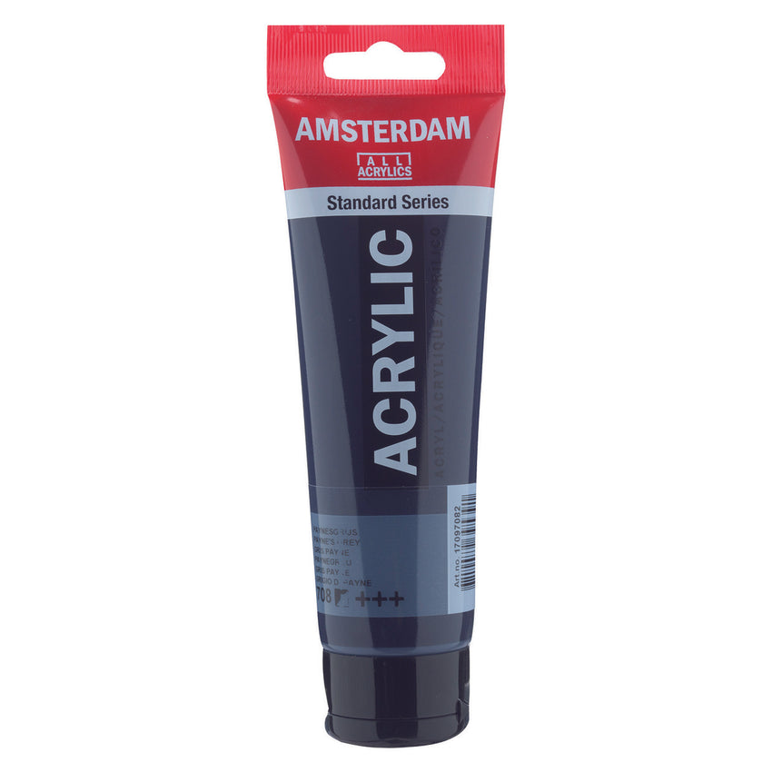 AKRILIK 120ML ROYAL TALENS AMSTERDAM PAYNES GREY 708