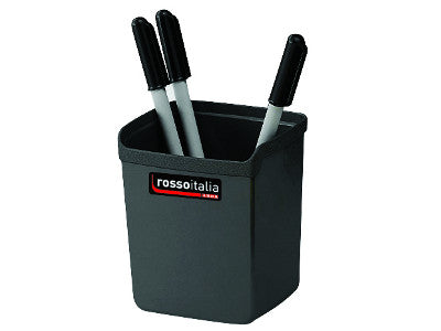 PEN HOLDER BLACK ROSSO ITALIA