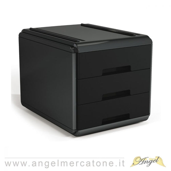 MINI CABINET DRAWERS BLACK MY DESK