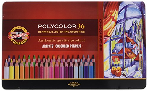 SET METALIK 36 POLYCOLOR PENCILS