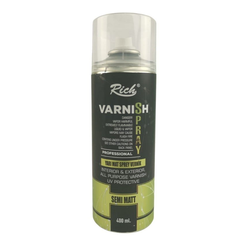 RICH SPRAY VARNISH 400 ML SEMI MATT SATIN