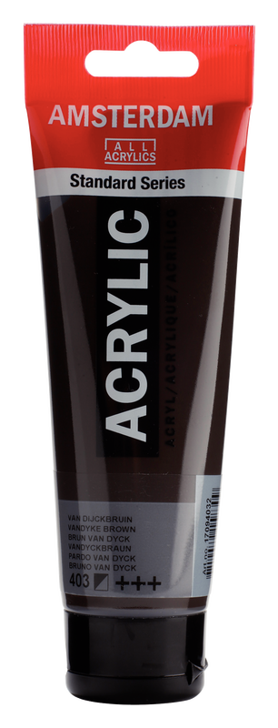 AKRILIK 120ML ROYAL TALENS AMSTERDAM VANDYKE BROWN 403