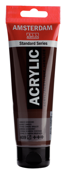 AKRILIK 120ML ROYAL TALENS AMSTERDAM BURNT UMBER 409