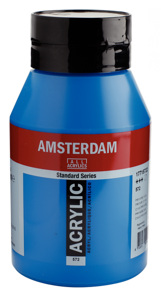 ACRYLIC 1000 ML AMSTERDAM PRIMARY CYAN 572