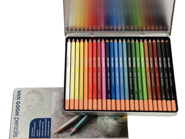 SET KUTI METALIKE 24 VAN GOGH PASTEL PENCILS