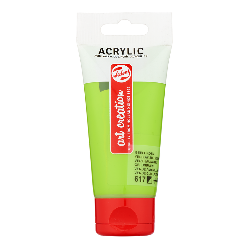 BOJE ACRYLIC ART CREATIONS 75ML YELLOWISH GREEN 617