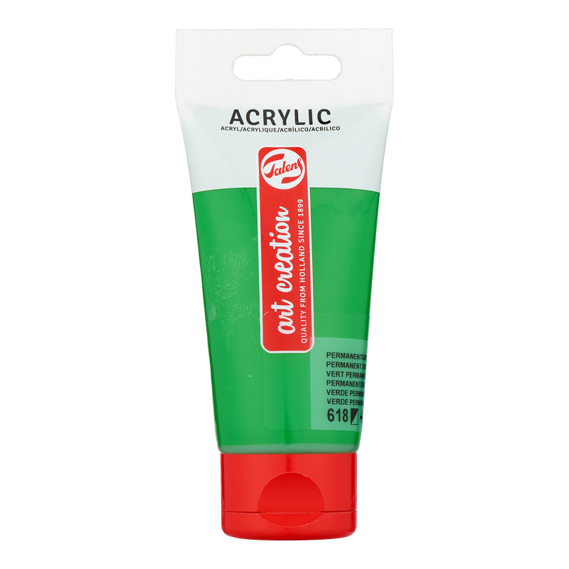 BOJE ACRYLIC ART CREATIONS 75ML LIGHT GREEN 618