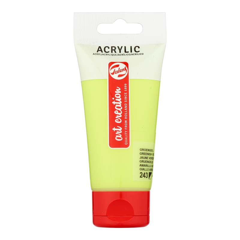 BOJE ACRYLIC ART CREATIONS 75ML GREENISH YELLOW 243