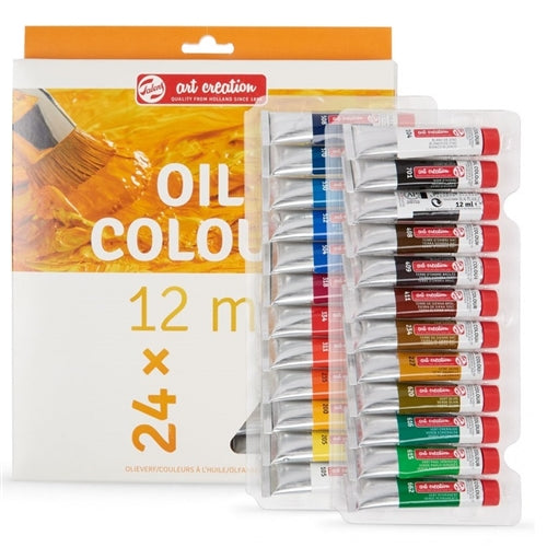 SET OIL COLOUR 24X12ML ART CREATION