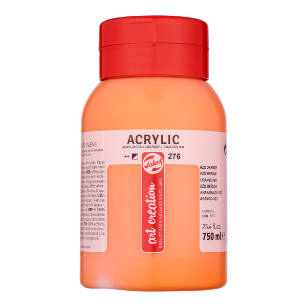 ACRYLIC 750ML ART CREATION AZO ORANGE 276