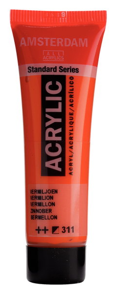 ACRYLIC AMSTERDAM 20 ML VERMILION 311