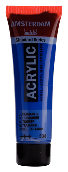 ACRYLIC AMSTERDAM 20 ML ULTRAMARINE 504