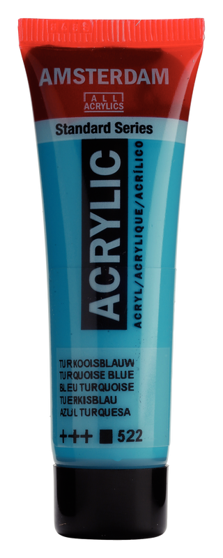 ACRYLIC AMSTERDAM 20 ML TURQUOISE BLUE 522