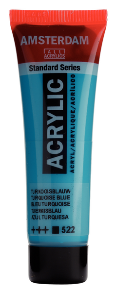 ACRYLIC AMSTERDAM 20 ML TURQUOISE BLUE 522