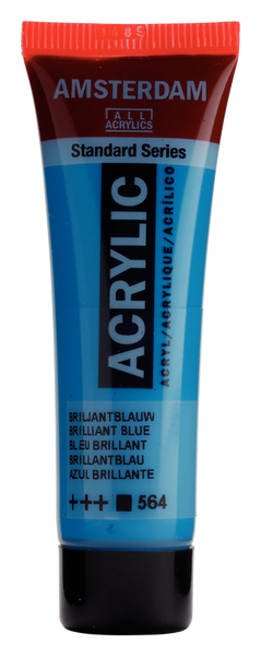 ACRYLIC AMSTERDAM 20 ML BRILLIANT BLUE 564