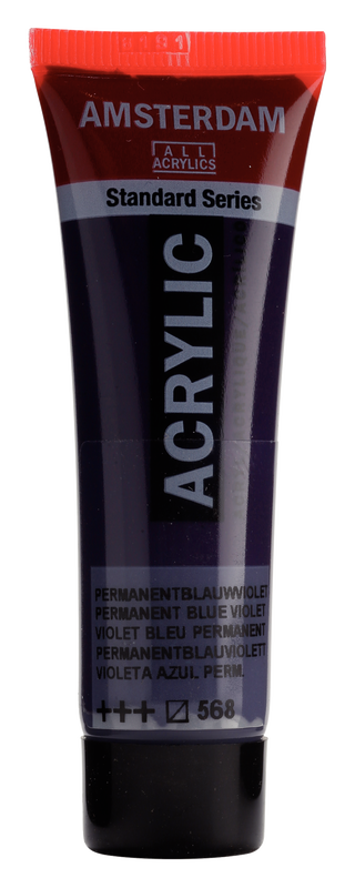 ACRYLIC AMSTERDAM 20 ML PERMANENT BLUE VIOLET 568