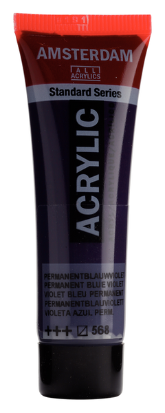 ACRYLIC AMSTERDAM 20 ML PERMANENT BLUE VIOLET 568