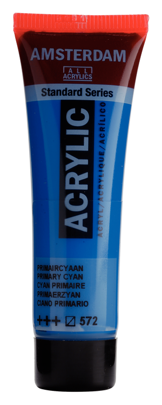 ACRYLIC AMSTERDAM 20 ML PRIMARY CYAN 572