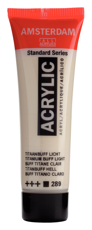 ACRYLIC AMSTERDAM 20 ML TITANIUM BUFF LIGHT 289