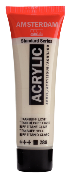 ACRYLIC AMSTERDAM 20 ML TITANIUM BUFF LIGHT 289