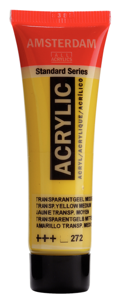 ACRYLIC AMSTERDAM 20 ML TRANSPARENT YELLOW MEDIUM 272