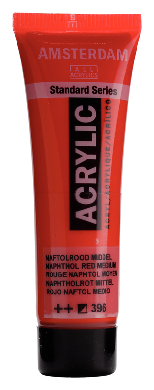 ACRYLIC AMSTERDAM 20 ML NAPHTHOL RED MEDIUM 396