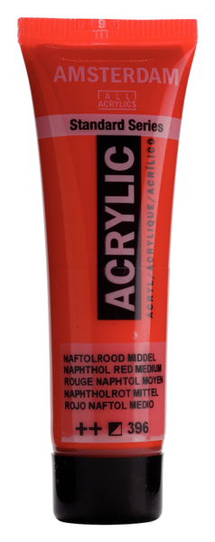 ACRYLIC AMSTERDAM 20 ML NAPHTHOL RED MEDIUM 396